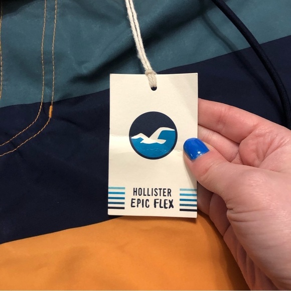 Hollister Swim Board Shorts Size 34 - Picture 3 of 9